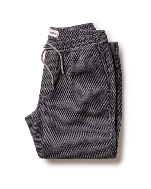 The Apres Pant in Charcoal Sashiko